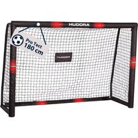 Hudora Pro Tect 180 Fußballtor Schwarz und Rot