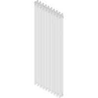 RADIATORE TUBOLARE ARDESIA 3 COLONNE H 1656 Misura: 5 Elementi - Bianco