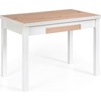 MOMMA HOME MESA DE COCINA EXTENSIBLE - MODELO NOLI- MATERIAL MDF/METAL - MEDIDAS 100/160X60X76 CM