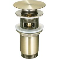 Tappo per lavabo o bidet con manicotto - universale in ottone NHC M10U