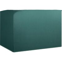Funda Balancín Jardín Funda Columpio Jardín Extérieur Cubierta de Columpio con Cremallera Impermeable 215x155x150 cm Vert