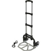 Carrello pieghevole portatile con manico telescopico (capacità di carico di 130kg)