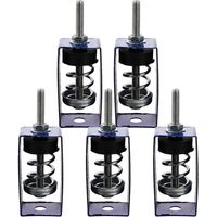 5 supports de suspension pour isolateurs de vibrations, fixation au plafond.-16.5X4cm