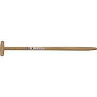 Holzstiel aus hartem Holz, geschliffen, anpassbar für Spaten, Stützstange T, ø39mm x 0,9m