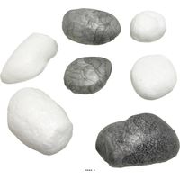 Assortiment de pierres en lot de 8 en Plastique soufflé L 80-100 mm