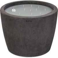 KIINI Betonkerze Sojawachs Modernes Design XL Graphit