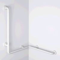 pba 01 Duschhandlauf, L BH 660x660x820, und Brausehalterstange, aus Nylon
