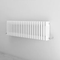 Acezanble 300x1010mm 3 Column White Horizontal Traditional Cast Iron Style Radiator
