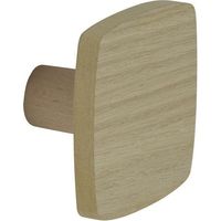 Quadratischer Garderobenkopf aus Eiche EVOLUDIS