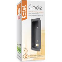 Caja de empotrar para los videointerfonos EXTEL Wave (720313) y Extel Code (720309)