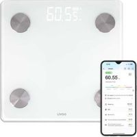 BILANCIERE IMPEDENZIOMETRO Livoo DOM528W 17 indicatori 180 kg Bianco