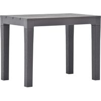 Bancs de jardin - Banquettes lot de 2 Moka Plastique fr9734 - Maison La Vie