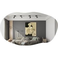 Miroir en bois "Lossa" - 52 x 89 cm - Noir