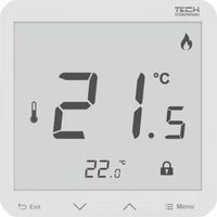 Tech R-8PB Plus Temperaturregler Weiß mit LCD-Bildschirm