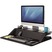 Fellowes Lotus puesto de trabajo sentado-de pie negro