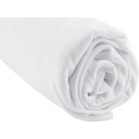 Drap housse Bambou lit queen size 160x200 cm - Blanc