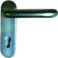 Béquille double sur plaque inox M1X inox pour porte PROGET et GALAXIE - NINZ