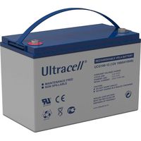 Batterie gel 12V 100Ah UCG10012 – Décharge lente pour solaire et éolien – Longueur 328mm – Entretien sans maintenance – Ultracell