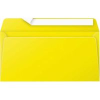 Briefumschlag Pollen® DIN lang 220 x 110 mm (B x H) ohne Fenster 120g/m² mit Haftklebung Papier sonne 20 St./Pack.