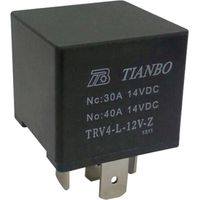 Tianbo Electronics TRV4 L-12V-Z Relais automobile 12 V/DC 1 inverseur (RT)