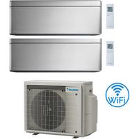 Climatiseur Daikin Stylish Silver WiFi Dual Split Inverter 9000 + 15000 BTU avec EU 2MXM50A9 Classe A+++/A++ NOUVEAU 2024