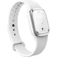 Ultrasonic Mosquito Repellent Wristbands, Electronic Mosquito Repellent Wrist Watch with USB Charging/Waterproof/Reusable/Wearable for Outdoor Camping,Hiking-White