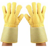 1 Pair Cryogenic Gloves, -180℃ to -250℃ Waterproof Liquid Nitrogen Hand Protection Gloves