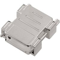 encitech DPAK-M-09-K 1511-0101-01 Guscio adattatore SUB-D Numero Poli (num): 9 Plastica 180 ° Metallico 1 pz.