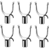 Lntyq – Lot de 6 supports de branches en alliage d'aluminium – Pour arbres fruitiers – Conception multifonctionnelle pour redressement et greffage