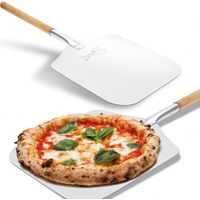 SPICE - Forno Pizza DIAVOLA e Caliente Pietra refrattaria 400 Gradi Resistenza Circolare (Pala Alluminio 32 cm)