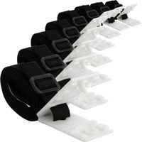 Zelsius Set di 8 cinghie di fissaggio per mulinelli da piscina con clip di fissaggio
