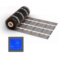 Chauffage au sol WARMON CLASSIC 150 W/m² avec thermostat MCS 450 tactile, noir - 1 m²