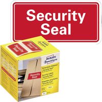 Sigillo di sicurezza Avery Zweckform 7311, 38 x 20 mm, con indicazione Security Seal, 1 rotolo/200 etichette, rosso