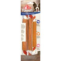 8in1 Hundeleckerli Triple Flavour Mega Ribs 140 g