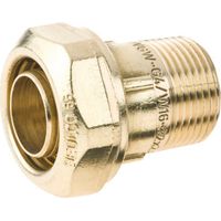 BEU Übergangsstück gerade mit AG 3/4" 25x4,2