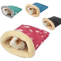 2pcs Hamac en Peluche Furet Hamac Literie pour Animaux De Compagnie Hamac De Guinée pour Cage Sac De Couchage