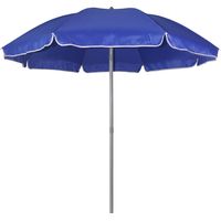 TrendLine Sonnenschirm blau Ø 180 cm UV-Schutz: 60+ Sonnenschutz Strandschirm