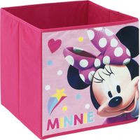 Minnie Scatola Contenitore Portagiochi Pieghevole 31x31x31cm