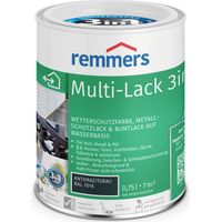Remmers Multi-Lack 3in1 anthrazitgrau (RAL 7016), 0,75 Liter, Wetterschutzfarbe, Metallschutzlack & Buntlack auf Wasserbasis für Holz, Metall & PVC