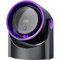 Bladeless fan, 5-speed bladeless desk fan, quiet table fan - Digital cooling supplies, charging cooling accessories