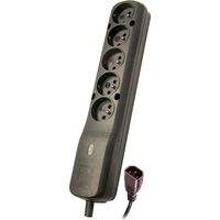Lestar lz- 530 bw g-a k.:cz 1,5m iec320 stromverlängerung 1.5 m 5 netzsteckdose(n) innen schwarz