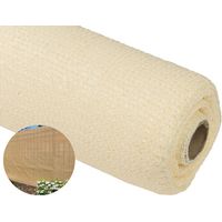 Malla de Sombreo 2x10 m Ocultación y Privacidad para su Terraza o Jardín Malla de Ocultación Beige 120 g/m2 Ocultación 95%