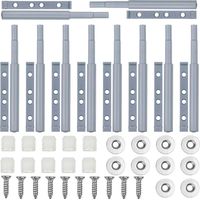 Ahlsen Aimant Porte Placard, 10 Pièces Push to Open Poussoir Pression Loquet Magnetique, Amortisseur Ferme Porte Poussant, Rebondeur de Tiroir D'armoire, Poussoir Placard Fermeture Magnétiques