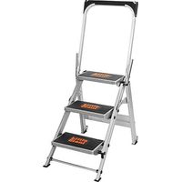 Escalier de sécurité pliable Siedra 1x3 marches, 53103