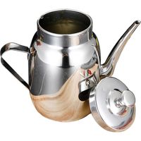 Küchenflasche aus Edelstahl, Haushaltsölflasche, kleiner Ölbehälter, auslaufsichere Sojasaucenflasche, Essigflasche, Gewürzflasche, Mehrzweck-Aufbewahrungsflasche, 420 ml