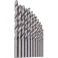 13 forets hélicoïdaux HSS à changement rapide pour la coupe du bois et du métal, queue de 1,5 à 6,5 mm, avec coffret argenté