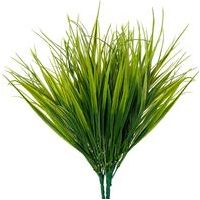 Plantes Artificielles en Plastique (Lot de 6) - Plante Artificielle Interieur/Extérieur Réaliste pour Maison, Bureau, Jardin et Cuisine - Fausse Plante pour Mariage, Table et Véranda H274