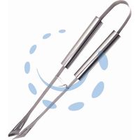 PINZA IN ACCIAIO INOX PER BARBECUE CON MANICO ALLUMINIO