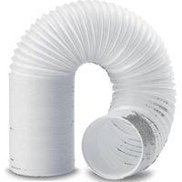 Tuyau de climatisation, diamètre 150 mm, tuyau de drainage flexible en PVC, longueur 2 m, tuyau universel