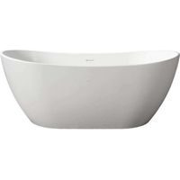 ENOLA Bañera exenta 160 cm en Solid Surface Blanco Mate